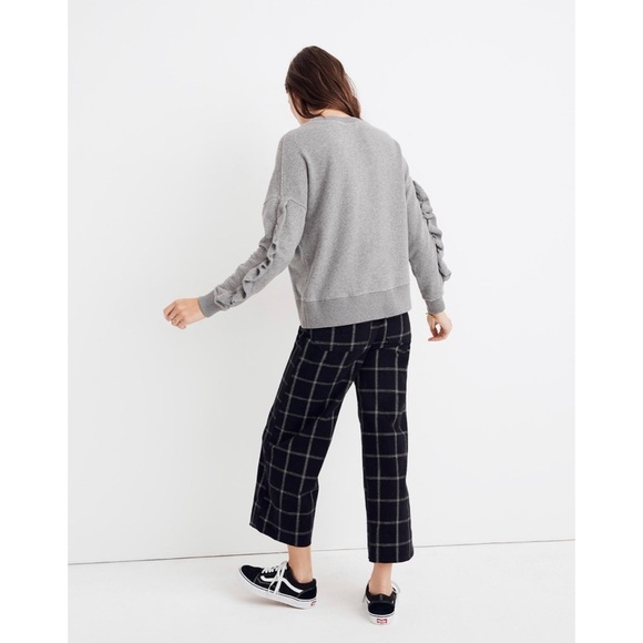 Madewell Ruffle Sweatshirt M - Picture 4 of 8